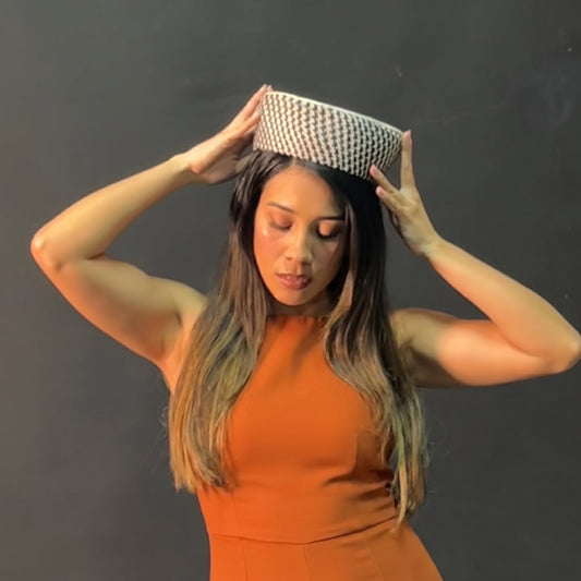 buntal straw beret