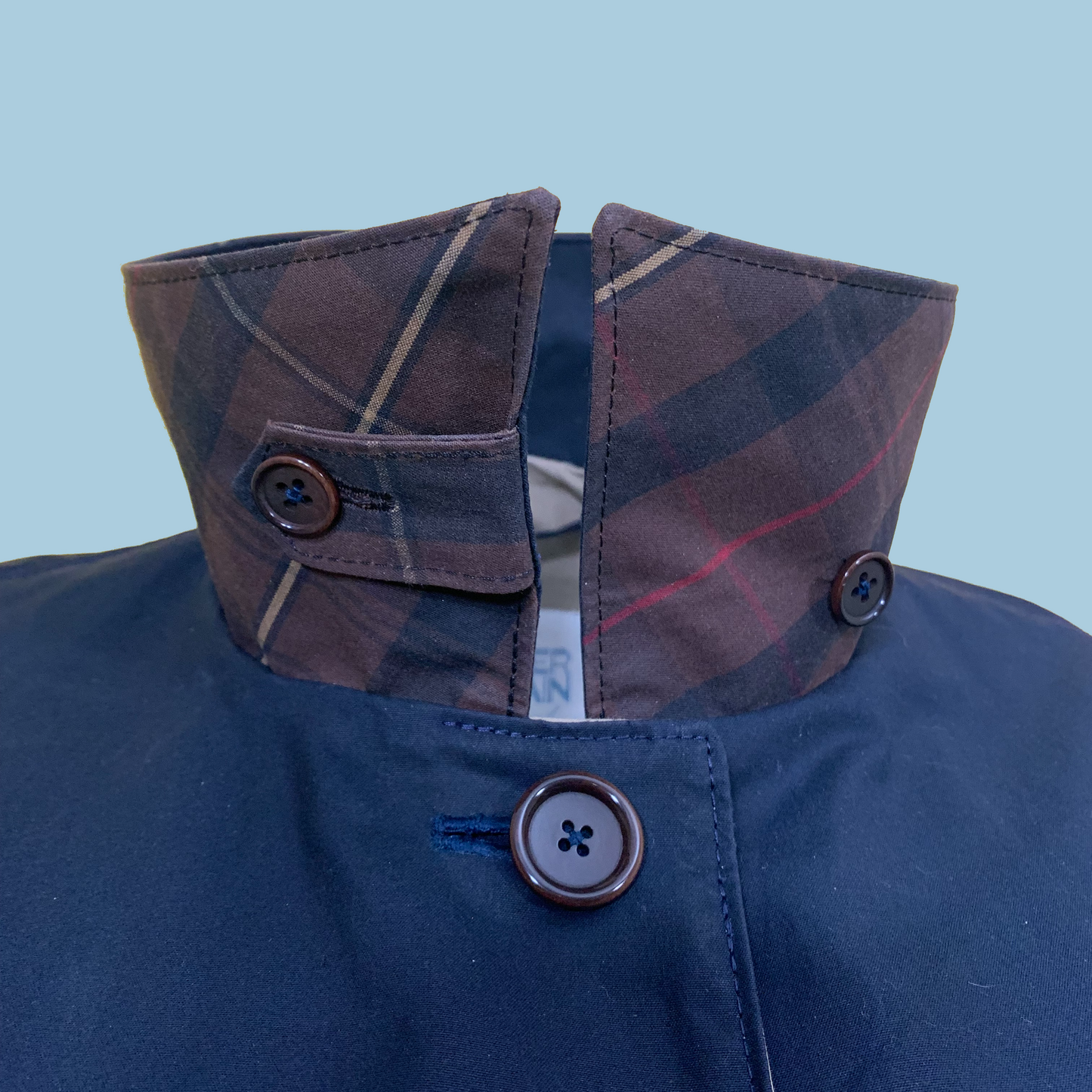 LR Genderless Signature Cape - SP Navy/Delamere/Beige