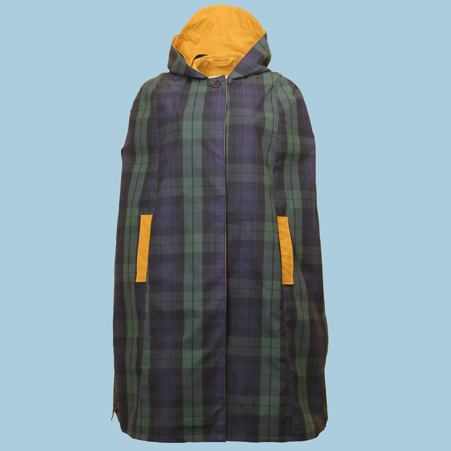 LR Genderless Signature Cape - Blackwatch Tartan/Dark Yellow