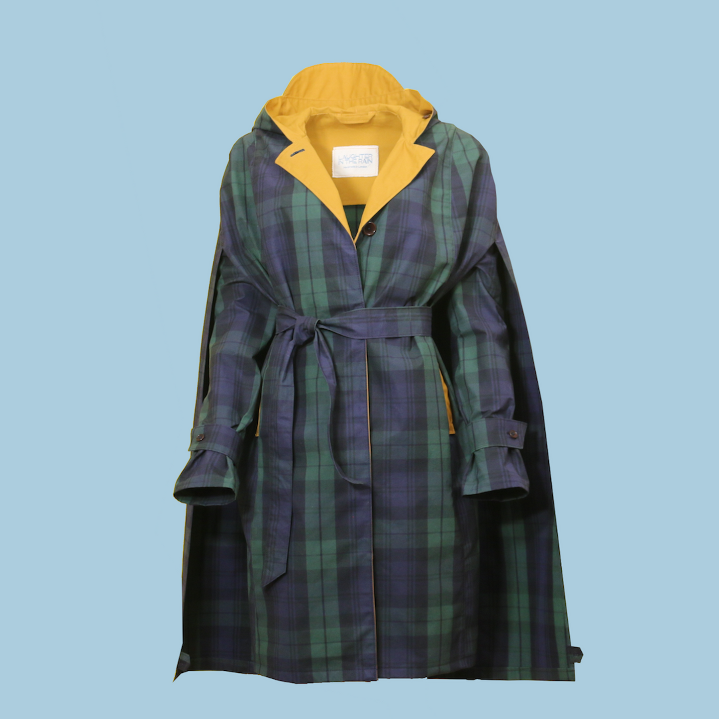 LR Genderless Signature Cape - Blackwatch Tartan/Dark Yellow