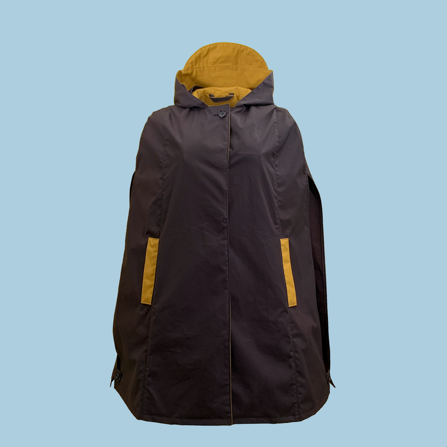 LR Genderless Signature Cape - Brown/Dark Yellow