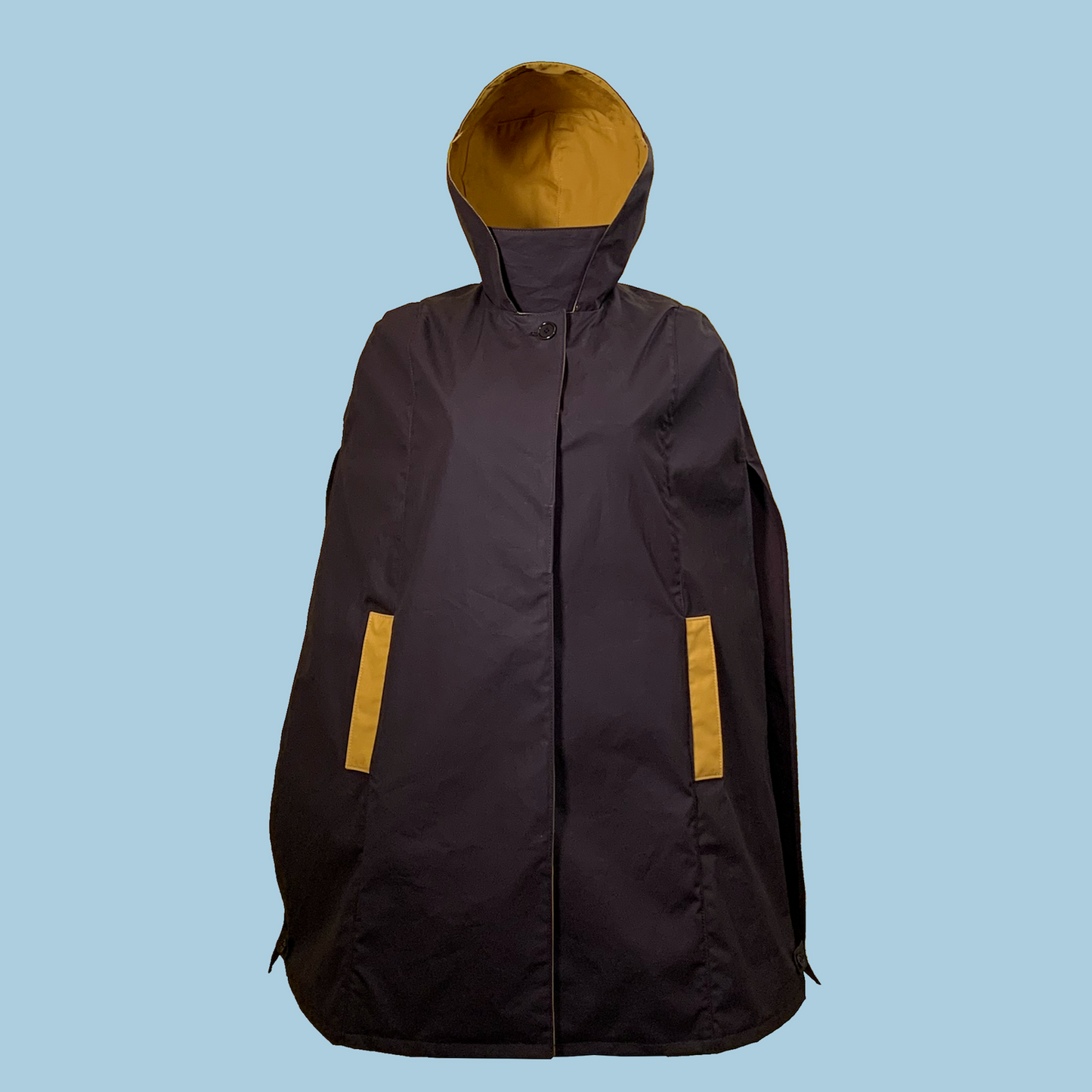 LR Genderless Signature Cape - Brown/Dark Yellow