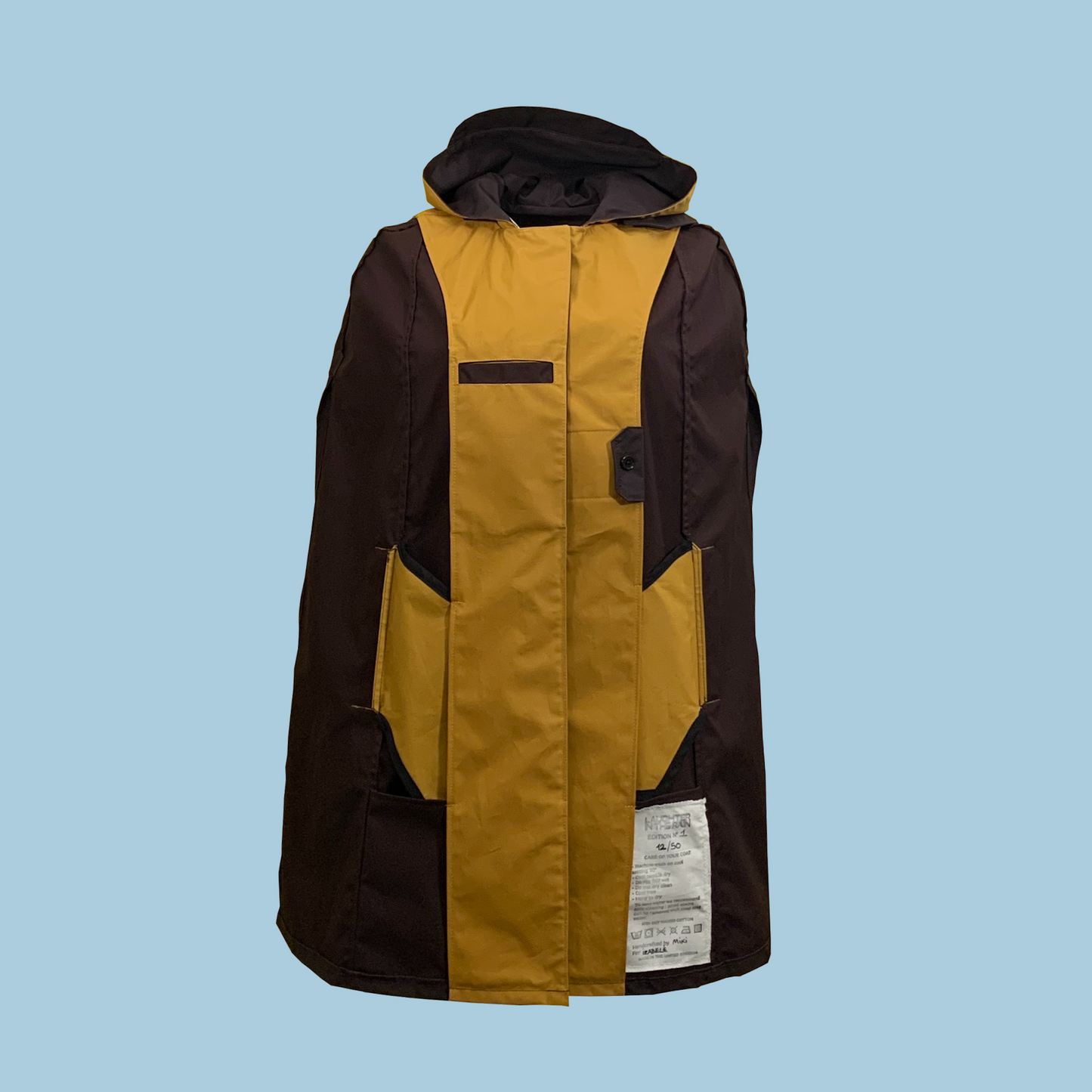 LR Genderless Signature Cape - Brown/Dark Yellow