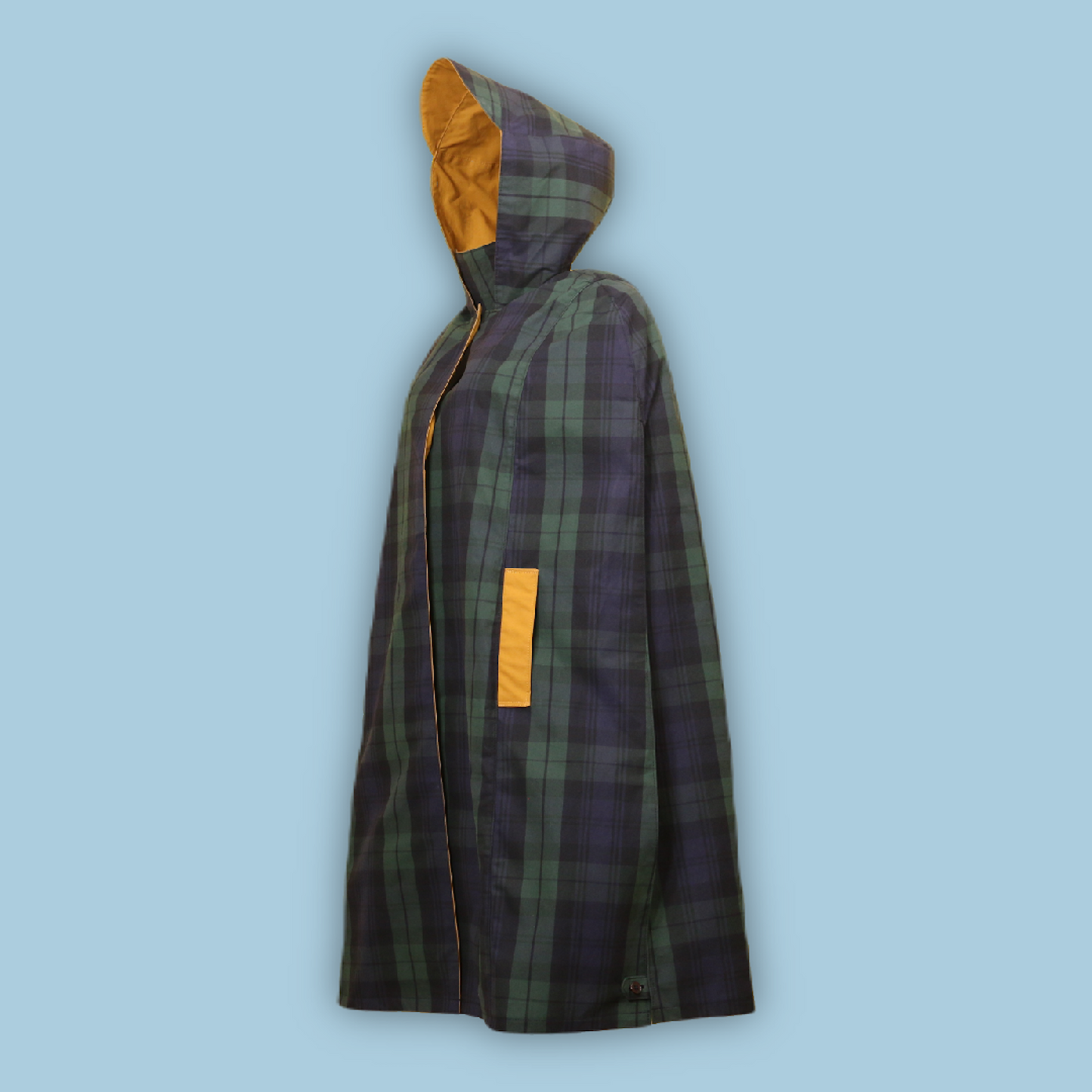 LR Genderless Signature Cape - Blackwatch Tartan/Dark Yellow