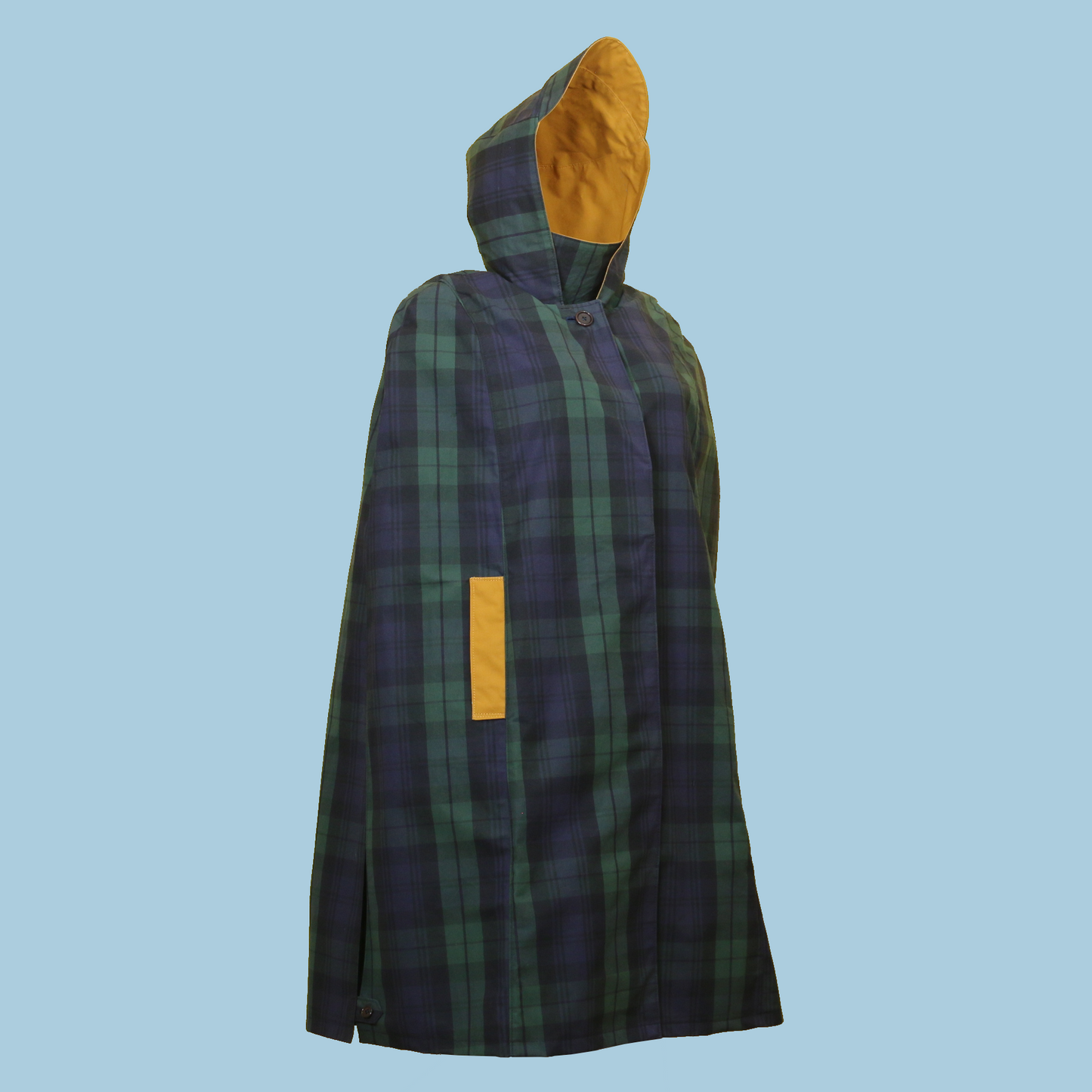 LR Genderless Signature Cape - Blackwatch Tartan/Dark Yellow