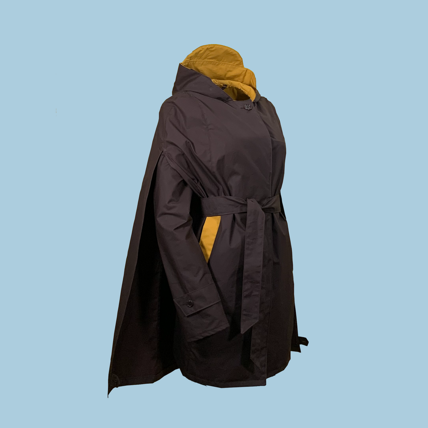 LR Genderless Signature Cape - Brown/Dark Yellow