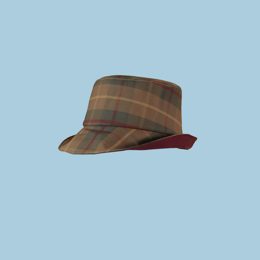 Espresso Classic Bucket Hat - Hunter Tartan/Wine